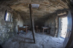 Fish-Eye View of the Living Quarters at Fort Matanzas