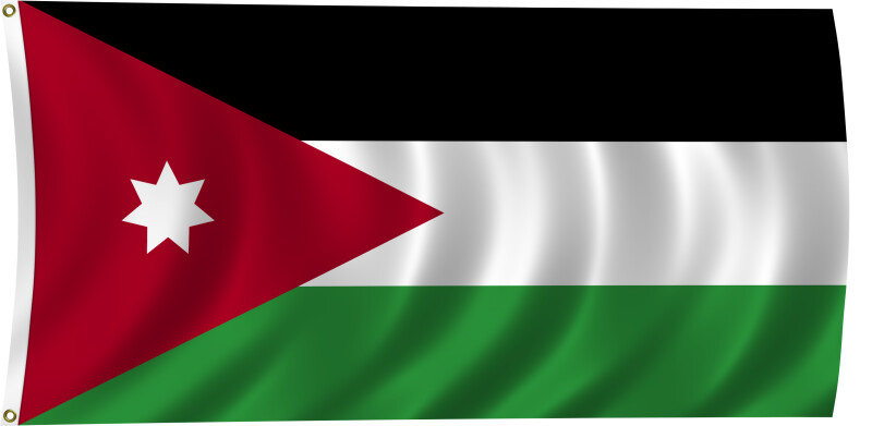 Flag of Jordan, 2011