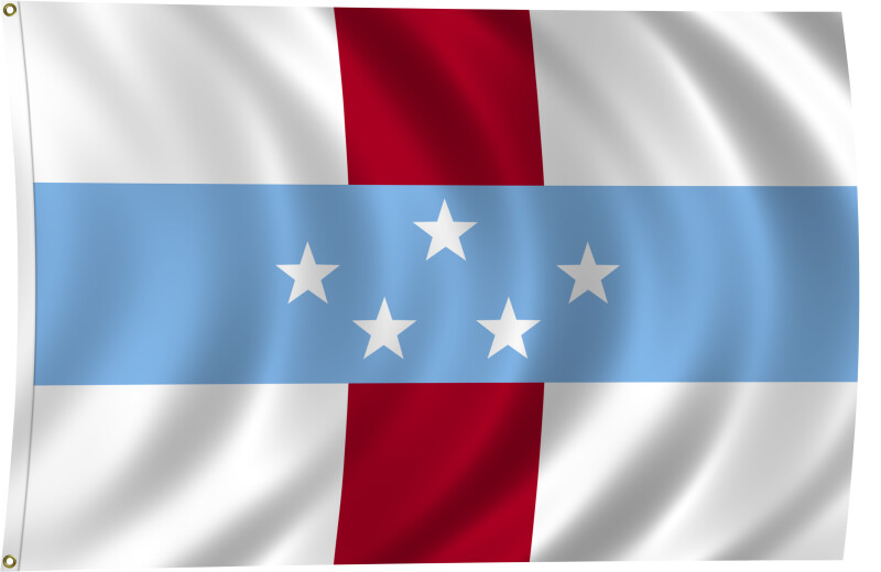 Flag of Netherlands Antilles, 1954-2010