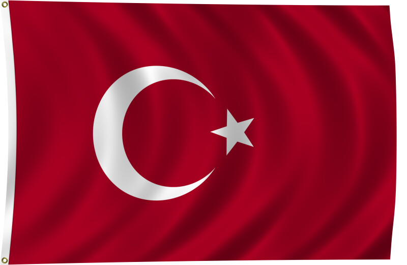 Flag of Turkey, 1844-Present