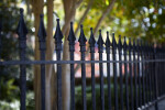 Flanged Points on a Wrought Iron Fence