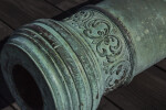 Fleur-de-Lis Designs on a Cannon Near its Barrel