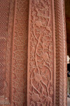 Floral Designs in Red Sand Stone