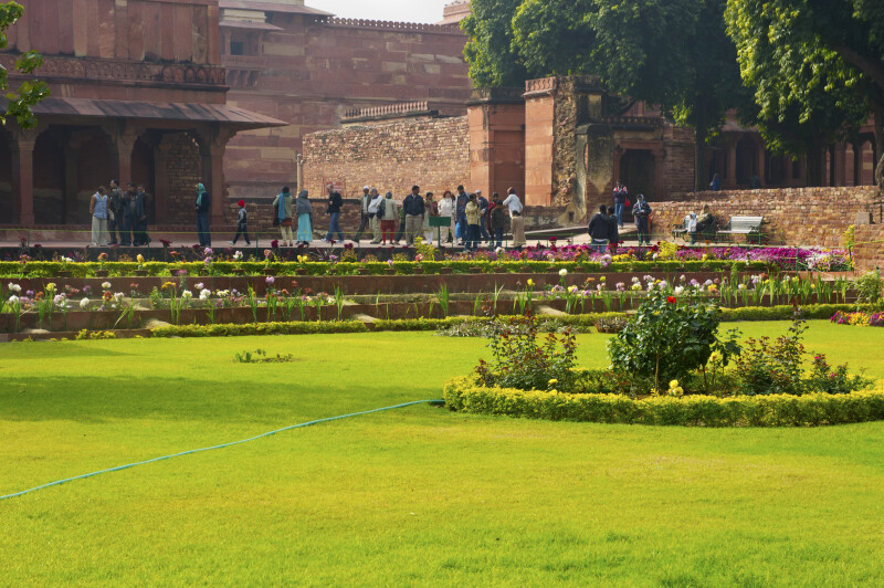 Floral Gardens in the Fatehpur Sikri Complex