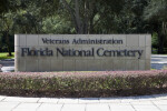 Florida National Cemetery Sign