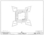 Fort Marion (Castillo de San Marcos) Plan View of Ground Floor, 1933