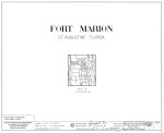 Fort Marion (Castillo de San Marcos) Sketch Map, St. Augustine, Florida, 1936
