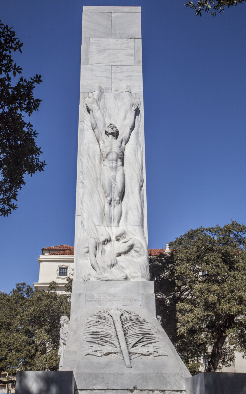 Front View of the Alamo Cenotaph