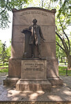 Full View of the Wendell Phillips Statue at the Boston Public Garden