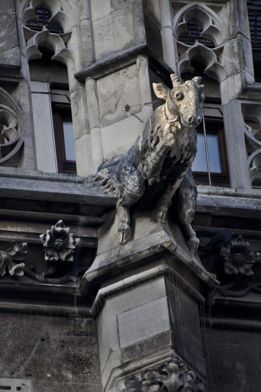Goat Sculpture at New Town Hall