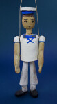 Greece Ceramic Figure of Sailor in Summer Uniform (Full View)
