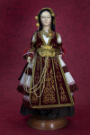 Greece Female Doll in Traditional Costume of the Trikala and Karditsa Areas (Full View)
