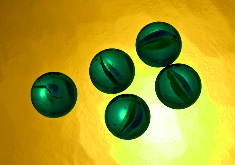 Green Marble Counting, Five