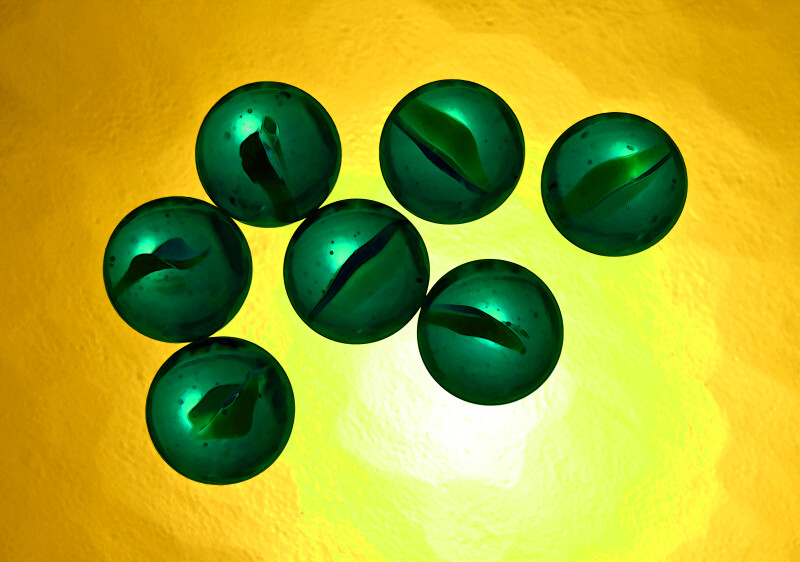 Green Marble Counting, Seven
