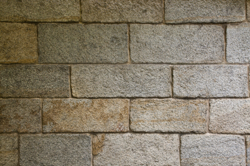 Grey and Tan Block Wall