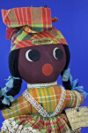 Guadeloupe Handcrafted Female Figure Made from Fabric (Close Up)