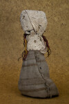 Guatemala Handcrafted Doll with Head Scarf and Long Dress (Back View)