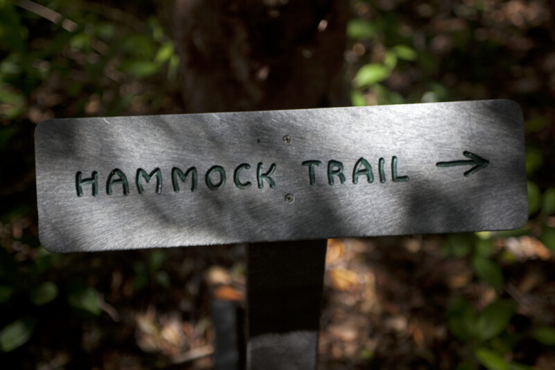 Hammock Trail Sign