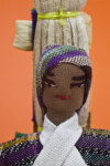 Honduras Man Made from Fabric with Hand Sewn Facial Features (Close Up)