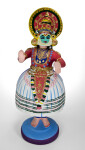 India Tanjore Dancing Doll with Bell-Shaped Skirt and Dance Hands (Full View)