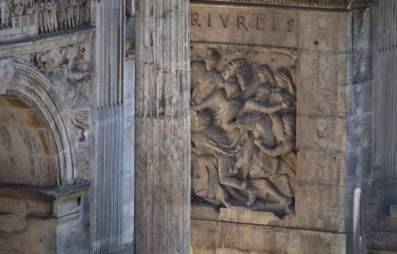 Inner Entryways of Arch of Constantine