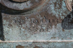 Inscription on an Oxidized, Bronze, Mortar