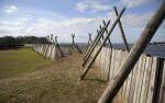 Interior Behind the Sea Wall of Reconstructed Fort Caroline