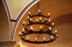 Iron Chandelier in the Mission Concepción Sacristy