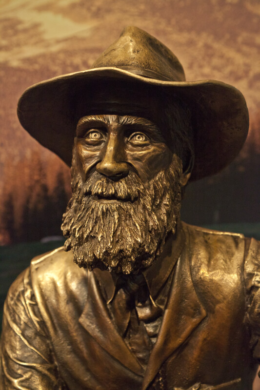 John Muir Cast in Bronze
