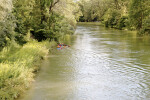 Kayakers on the Isar