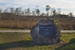 Kirby S. Storter Park Sign in Rock