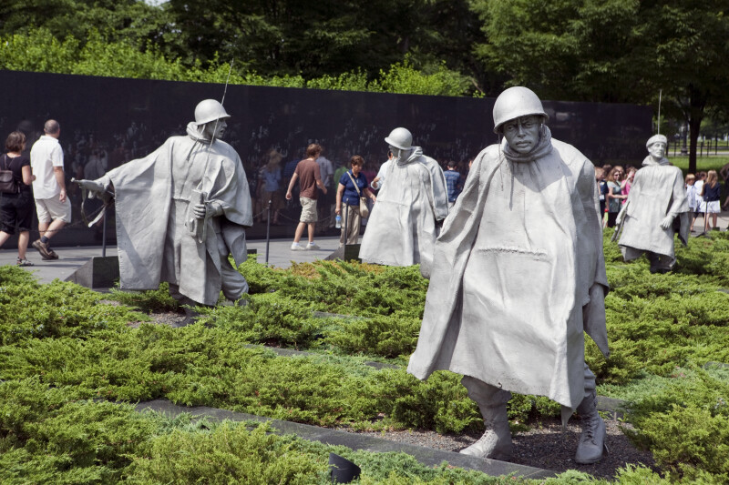 Korean War Memorial Statues