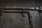 Latches on a Wooden Door at Castillo de San Marcos