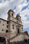 Left Side View to the Santissima Trinita' dei Monti church