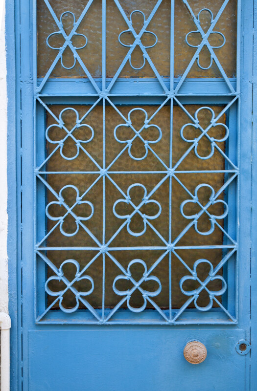 Light-Blue Door in Kusadasi, Turkey