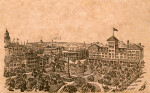 Line Art of Hemming Park and the Windsor Hotel