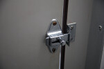 Lock on the Door of a Stall in a Public Bathroom