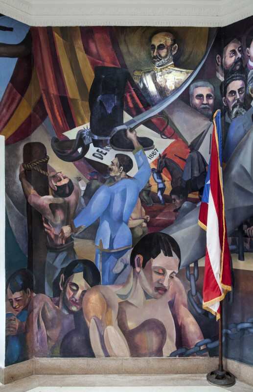 Luis Muñoz Rivera Mural, Panel 3 of 8