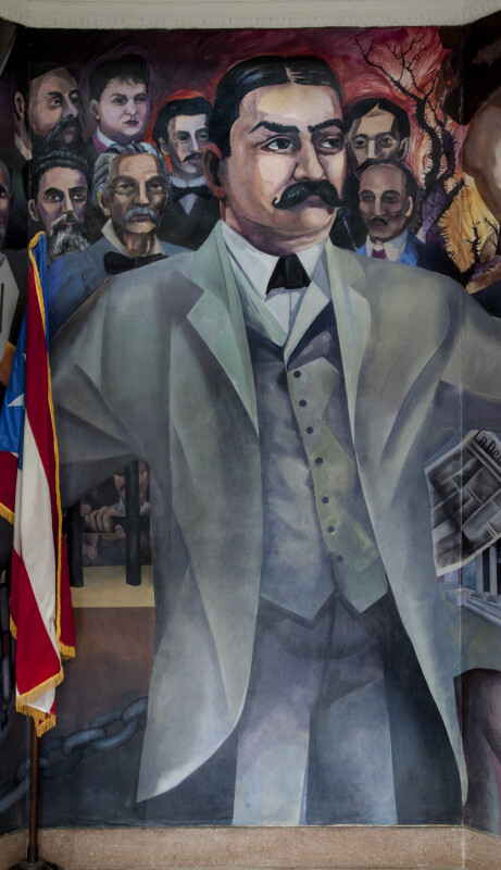 Luis Muñoz Rivera Mural, Panel 4 of 8