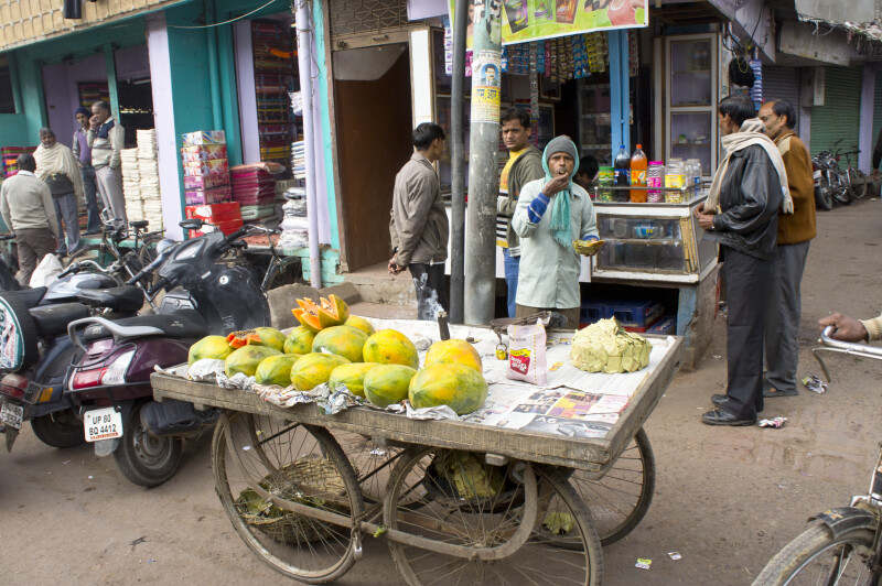 Man Selling Melon