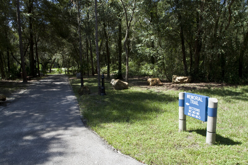 Memorial Trail Entrance
