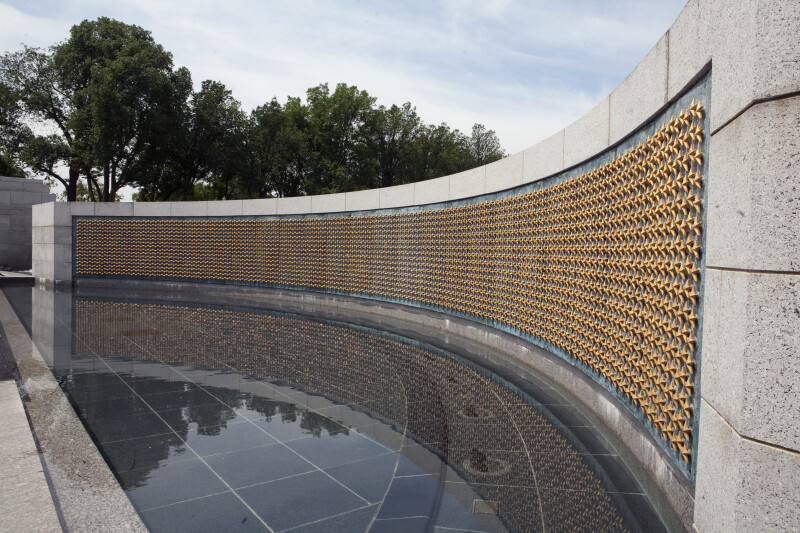 Memorial Wall from the Side