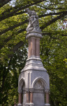 Middle and Top Sections of the Ether Monument at the Boston Public Garden