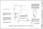 Mission Espada Site Plan with Historic Notes