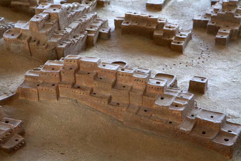 Model of Pueblo Village at Quarai Ruins