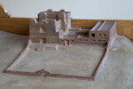 Model of the Quarai Church and Convento With Corrals