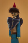 Mongolian Doll Made from Wood Covered with Cloth (Three Quarter Length)