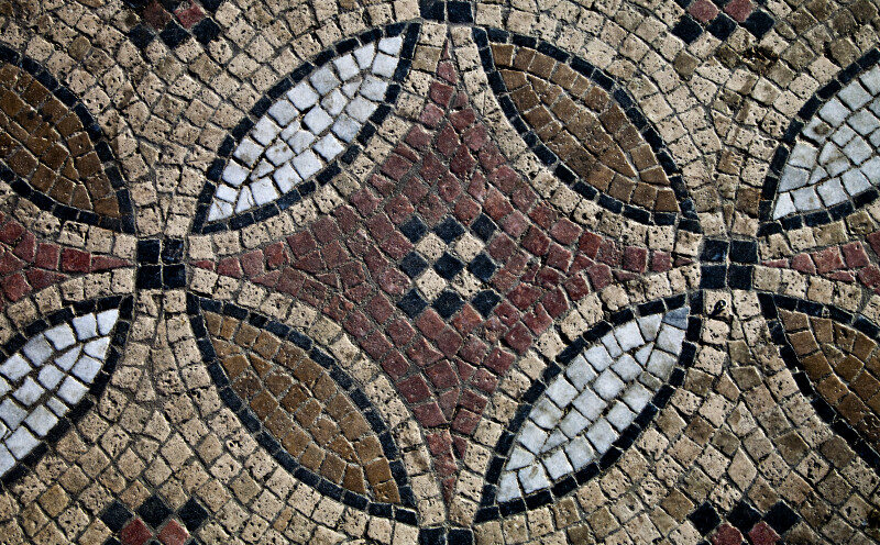 Mosaic Circles in Kusadasi, Turkey