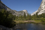 Mount Watkins from across Mirror Lake