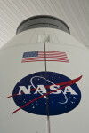 NASA Logo and American Flag